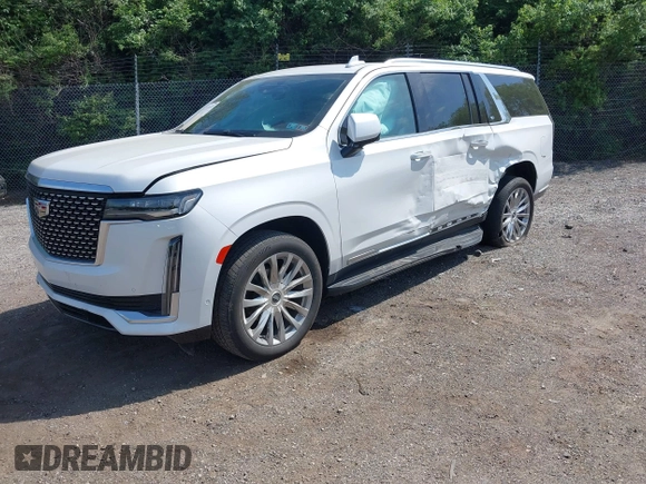 2021 Cadillac Escalade ESV Premium Luxury z VIN 1GYS4KKLXMR431568, wystawiony jako IAAI lot #42139123 z przebiegiem 37 696 mil mil oraz . Historia ofert i sprzedaży dostępna na DreamBid. Obrazek 18.
