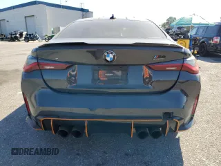 2021 BMW M4 Competition with VIN WBS33AZ07MCG72568, listed as a Copart auction lot 61285354 with 65,120 mi miles and Salvage Title. Bid and sale history available at carsss.com. Image 6.
