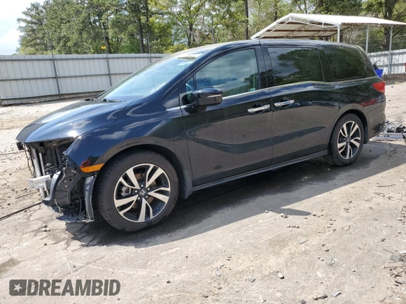 2018 Honda Odyssey Elite with VIN 5FNRL6H98JB068893, listed as a Copart auction lot 50985115 with 83,627 mi miles and Salvage Title. Bid and sale history available at carsss.com. Image 1.