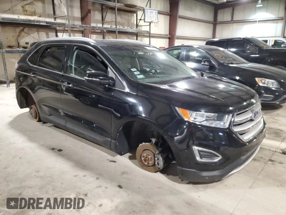 2018 Ford Edge Titanium with VIN 2FMPK4K99JBB89058, listed as a Copart auction lot 44532045 with Not Provided miles and Salvage Title. Bid and sale history available at DreamBid. Image 4.