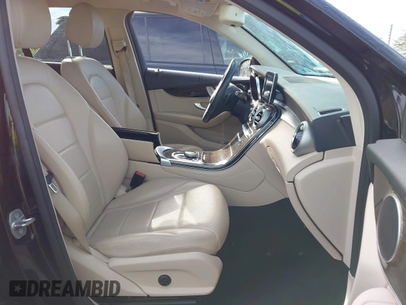 2017 Mercedes-Benz GLC 300 with VIN WDC0G4JB4HV008484, listed as a IAAI auction lot 42308011 with 91,316 mi miles and . Bid and sale history available at DreamBid. Image 5.