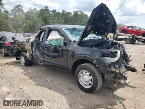 2021 Ford F-150 XL with VIN 1FTEX1CP7MKD79623, listed as a Copart auction lot 88546015 with 136,430 mi miles and Salvage title. Bid and sale history available at DreamBid. Image 4.