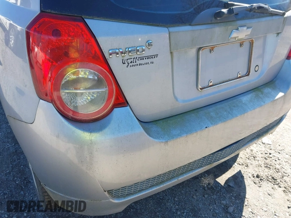 2009 Chevrolet Aveo 1LT with VIN KL1TD66E39B670755, listed as a IAAI auction lot 41617362 with 179,075 mi miles and . Bid and sale history available at DreamBid. Image 15.