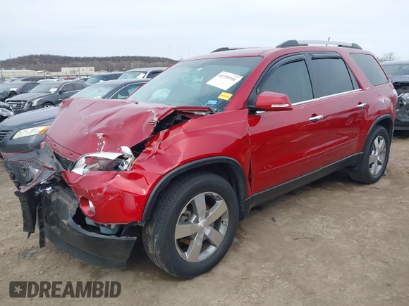 2012 GMC Acadia SLT1 with VIN 1GKKRRED0CJ216707, listed as a IAAI auction lot 41739391 with 49,598 mi miles. Bid and sale history available at carsss.com. Image 18.