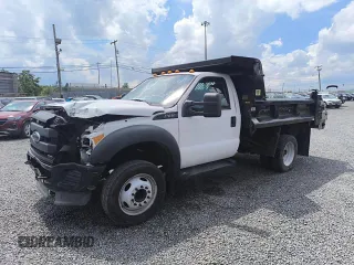 2012 Ford F-450 XL with VIN 1FDUF4GY3CEC50015, listed as a Copart auction lot 63555065 with 64,468 mi miles and Clean title. Bid and sale history available at DreamBid. Image 1.