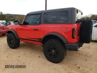 2022 Ford Bronco with VIN 1FMDE5CP5NLB43701, listed as a Copart auction lot 79162184 with 2,253 mi miles and Salvage title. Bid and sale history available at DreamBid. Image 2.