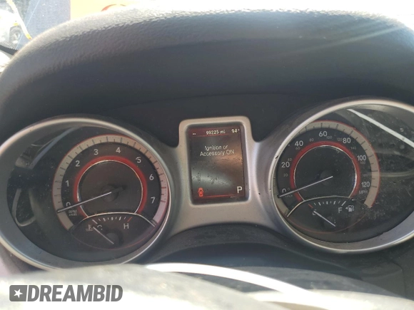 2016 Dodge Journey Crossroad Plus with VIN 3C4PDDGG8GT190091, listed as a Copart auction lot 43560765 with 96,225 mi miles and Salvage title. Bid and sale history available at DreamBid. Image 9.