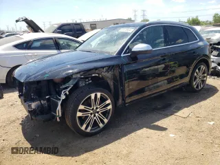 2018 Audi SQ5 with VIN WA1C4BFY6J2151547, listed as a Copart auction lot 58125934 with 69,505 mi miles and Salvage Title. Bid and sale history available at DreamBid. Image 1.