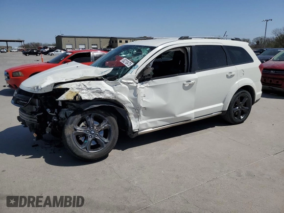 2018 Dodge Journey Crossroad z VIN 3C4PDCGB6JT288574, wystawiony jako Copart lot #50210475 z przebiegiem Nie podano mil oraz Szkoda całkowita • Salvage title. Historia ofert i sprzedaży dostępna na DreamBid. Obrazek 1.