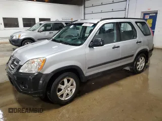 2005 Honda CR-V LX with VIN JHLRD78535C055796, listed as a Copart auction lot 46601285 with 207,021 mi miles and Salvage Title. Bid and sale history available at carsss.com. Image 1.