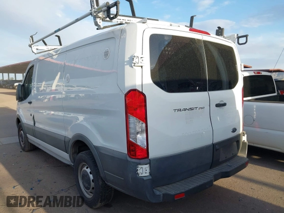 2016 Ford Transit Cargo with VIN 1FTYR1YM9GKA86106, listed as a IAAI auction lot 41943153 with 132,443 mi miles and . Bid and sale history available at DreamBid. Image 3.
