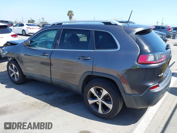 2019 Jeep Cherokee Limited with VIN 1C4PJMDX7KD167722, listed as a IAAI auction lot 42354242 with 68,775 mi miles and . Bid and sale history available at DreamBid. Image 3.