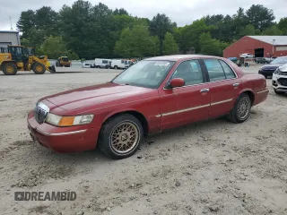 2001 Mercury Grand Marquis GS z VIN 2MEFM74W81X702039, wystawiony jako Copart lot #59046505 z przebiegiem 71 017 mil mil oraz Czysty tytuł • Clean title. Historia ofert i sprzedaży dostępna na DreamBid. Obrazek 1.
