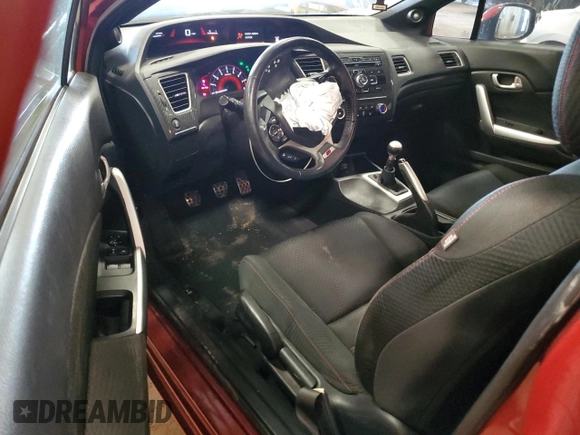 2013 Honda Civic Si with VIN 2HGFG4A59DH706684, listed as a Copart auction lot 61300645 with 129,824 mi miles and Salvage title. Bid and sale history available at DreamBid. Image 8.
