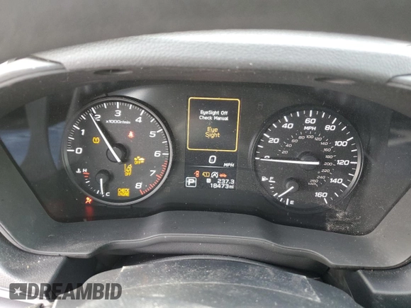 2024 Subaru Impreza with VIN JF1GUABC9R8297483, listed as a Copart auction lot 82205914 with 18,473 mi miles and Salvage Title. Bid and sale history available at carsss.com. Image 9.