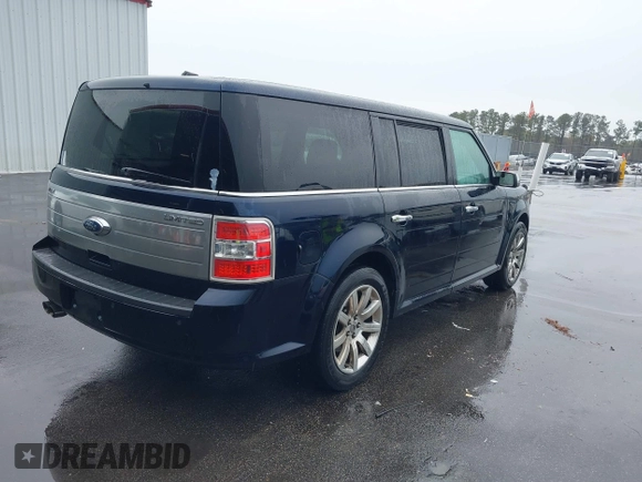 2009 Ford Flex Limited with VIN 2FMDK53C49BA35758, listed as a IAAI auction lot 41862675 with 221,052 mi miles. Bid and sale history available at carsss.com. Image 4.
