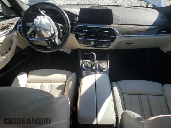 2018 BMW 5 Series 540i with VIN WBAJE5C56JWA93325, listed as a Copart auction lot 49583795 with Not Provided miles and Salvage Title. Bid and sale history available at carsss.com. Image 8.