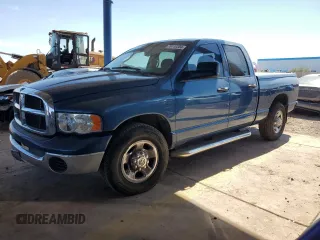 2005 Dodge Ram 2500 SLT with VIN 3D7KR28C45G840378, listed as a Copart auction lot 76110304 with 213,886 mi miles and Salvage Title. Bid and sale history available at carsss.com. Image 1.