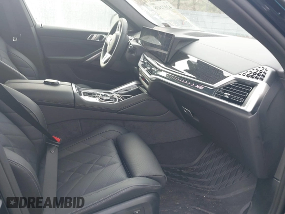 2025 BMW X6 xDrive40i with VIN 5UX33EX09S9Y89594, listed as a IAAI auction lot 42072438 with 460 mi miles and . Bid and sale history available at DreamBid. Image 5.
