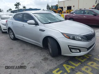 2015 Kia Optima LX with VIN 5XXGM4A7XFG452440, listed as a IAAI auction lot 41917552 with 68,470 mi miles and . Bid and sale history available at DreamBid. Image 1.