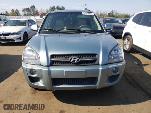 2006 Hyundai Tucson GLS with VIN KM8JN72D96U270906, listed as a Copart auction lot 54379205 with 235,973 mi miles and Salvage Title. Bid and sale history available at carsss.com. Image 5.