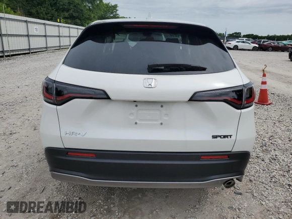 2024 Honda HR-V Sport с VIN 3CZRZ1H54RM718674, выставлен на аукционе Copart как лот 61206015 с пробегом 9 554 миль миль и Списание • Salvage title. История ставок и продаж доступна на DreamBid. Изображение 6.