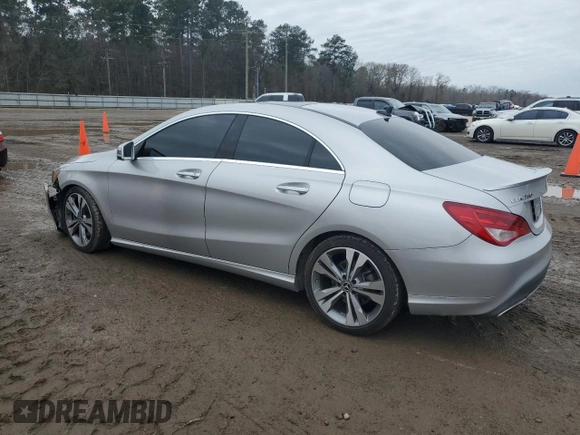 2018 Mercedes-Benz CLA 250 with VIN WDDSJ4EB5JN570545, listed as a Copart auction lot 42720865 with 161,433 mi miles and Salvage title. Bid and sale history available at DreamBid. Image 2.