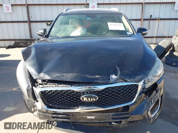2018 Kia Sorento LX with VIN 5XYPG4A39JG342455, listed as a IAAI auction lot 41366386 with 131,033 mi miles. Bid and sale history available at carsss.com. Image 6.
