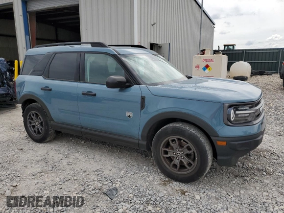 2022 Ford Bronco Sport Big Bend z VIN 3FMCR9B62NRD10906, wystawiony jako Copart lot #59167885 z przebiegiem 46 433 mil mil oraz Szkoda całkowita • Salvage title. Historia ofert i sprzedaży dostępna na DreamBid. Obrazek 4.
