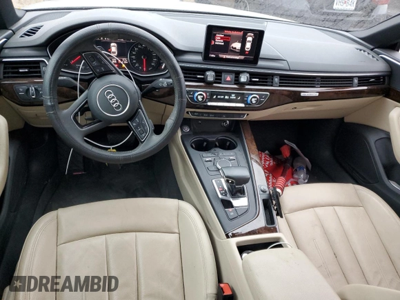 2018 Audi A5 Sportback Premium Plus with VIN WAUBNCF50JA097319, listed as a Copart auction lot 36797884 with 51,749 mi miles. Bid and sale history available at carsss.com. Image 8.