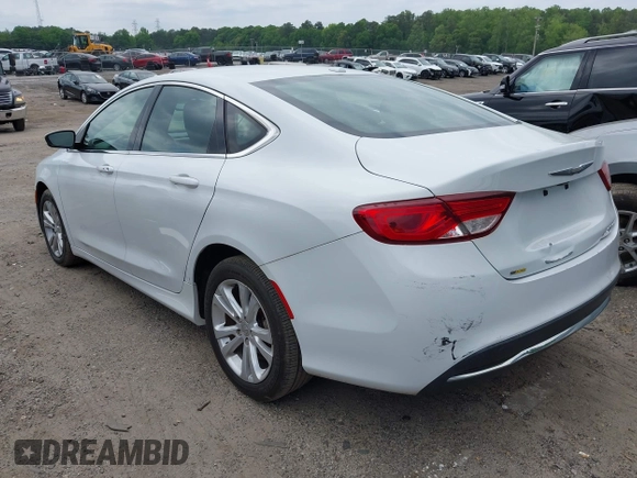 2015 Chrysler 200 Limited with VIN 1C3CCCAB7FN692330, listed as a IAAI auction lot 42147108 with 213,236 mi miles. Bid and sale history available at carsss.com. Image 3.