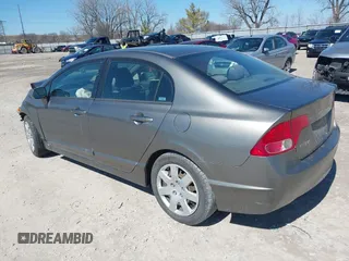 2006 Honda Civic LX with VIN 1HGFA16596L049500, listed as a IAAI auction lot 41801330 with 176,484 mi miles and . Bid and sale history available at DreamBid. Image 3.