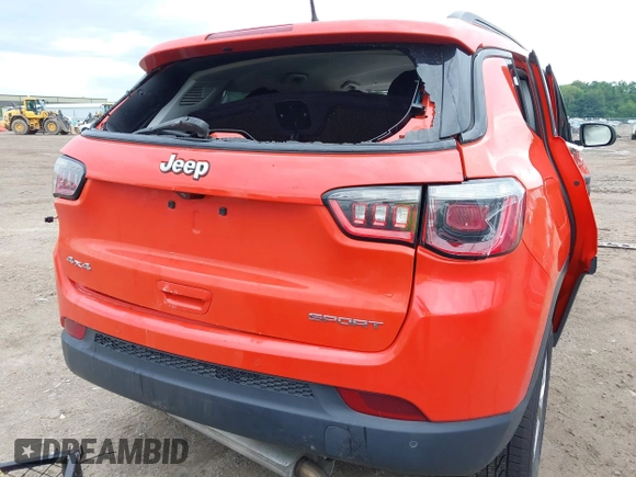 2017 Jeep Compass Sport z VIN 3C4NJDABXHT624087, wystawiony jako IAAI lot #42592951 z przebiegiem Nie podano mil oraz . Historia ofert i sprzedaży dostępna na DreamBid. Obrazek 17.