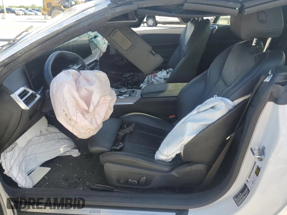 2025 BMW 4 Series 430i with VIN WBA33DB00SCS80445, listed as a Copart auction lot 58785615 with Not provided miles and Non repairable. Bid and sale history available at DreamBid. Image 7.