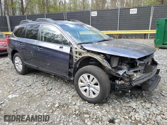 2017 Subaru Outback Premium with VIN 4S4BSAFC0H3375015, listed as a Copart auction lot 52684265 with 51,014 mi miles and Salvage Title. Bid and sale history available at DreamBid. Image 4.