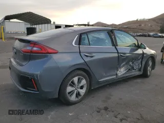 2018 Hyundai Ioniq Limited with VIN KMHC75LDXJU075248, listed as a Copart auction lot 89327145 with 62,321 mi miles and Salvage title. Bid and sale history available at DreamBid. Image 3.