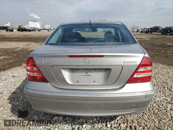 2005 Mercedes-Benz C 320 with VIN WDBRF84J45F570111, listed as a Copart auction lot 50426905 with 146,051 mi miles and Salvage title. Bid and sale history available at DreamBid. Image 6.