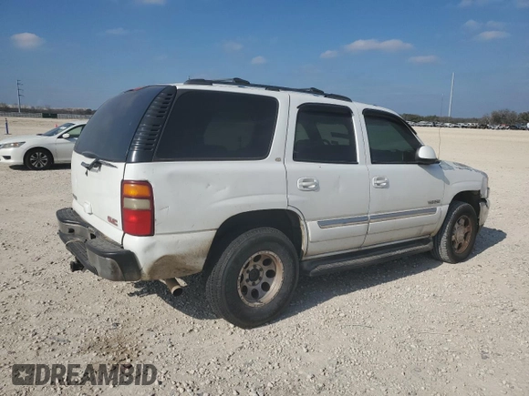 2005 GMC Yukon SLT z VIN 1GKEC13T05J143724, wystawiony jako Copart lot #44611845 z przebiegiem 197 183 mil mil oraz Szkoda całkowita • Salvage title. Historia ofert i sprzedaży dostępna na DreamBid. Obrazek 3.