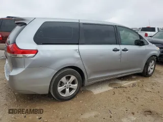 2013 Toyota Sienna L with VIN 5TDZK3DC5DS369785, listed as a Copart auction lot 46327335 with 178,788 mi miles and Salvage Title. Bid and sale history available at carsss.com. Image 3.