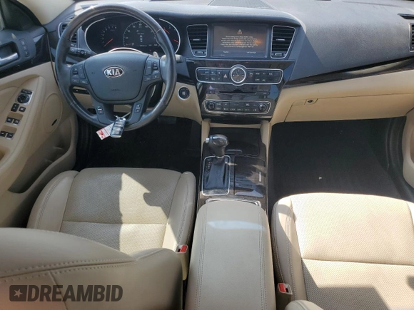 2014 Kia Cadenza Premium with VIN KNALN4D76E5157228, listed as a Copart auction lot 66576294 with 84,541 mi miles and Salvage Title. Bid and sale history available at carsss.com. Image 8.