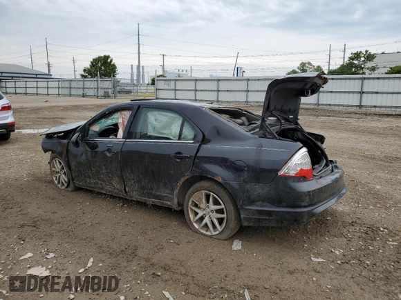 2012 Ford Fusion SEL with VIN 3FAHP0JA7CR375805, listed as a Copart auction lot 61615335 with Not provided miles and Clean title. Bid and sale history available at DreamBid. Image 2.