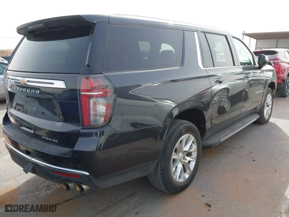 2023 Chevrolet Suburban Premier with VIN 1GNSCFKD2PR520037, listed as a IAAI auction lot 41745388 with 44,143 mi miles. Bid and sale history available at carsss.com. Image 4.