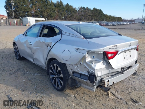 2016 Nissan Maxima SL with VIN 1N4AA6AP8GC414514, listed as a IAAI auction lot 41759903 with 124,116 mi miles and . Bid and sale history available at DreamBid. Image 3.