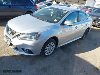 2017 Nissan Sentra SV with VIN 3N1AB7AP6HY216099, listed as a IAAI auction lot 41815747 with 83,707 mi miles. Bid and sale history available at carsss.com. Image 2.