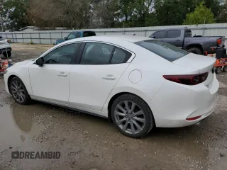 2023 Mazda 3 S Carbon Edition with VIN 3MZBPACM2PM370458, listed as a Copart auction lot 82400504 with 24,460 mi miles and Salvage title. Bid and sale history available at DreamBid. Image 2.