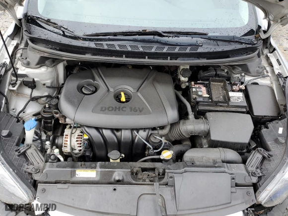 2012 Hyundai Elantra Limited with VIN 5NPDH4AE6CH141027, listed as a Copart auction lot 50680595 with 0 mi miles and Salvage Title. Bid and sale history available at carsss.com. Image 11.