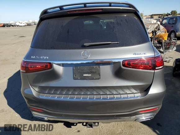 2023 Mercedes-Benz GLS with VIN 4JGFF5KEXPA876749, listed as a Copart auction lot 72206203 with 13,654 mi miles. Bid and sale history available at carsss.com. Image 6.