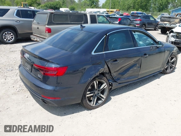 2017 Audi A4 with VIN WAUFNBF41HA048644, listed as a IAAI auction lot 42712473 with 140,593 mi miles and . Bid and sale history available at DreamBid. Image 4.