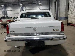 1991 Chrysler New Yorker z VIN 1C3XY66R1MD290977, wystawiony jako Copart lot #83359124 z przebiegiem 98 611 mil mil oraz Szkody całkowita. Historia ofert i sprzedaży dostępna na DreamBid. Obrazek 6.