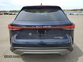 2024 Lexus RX 450h+ Luxury with VIN JTJCJMGA5R2022672, listed as a Copart auction lot 53726055 with 3,963 mi miles and Salvage title. Bid and sale history available at DreamBid. Image 6.
